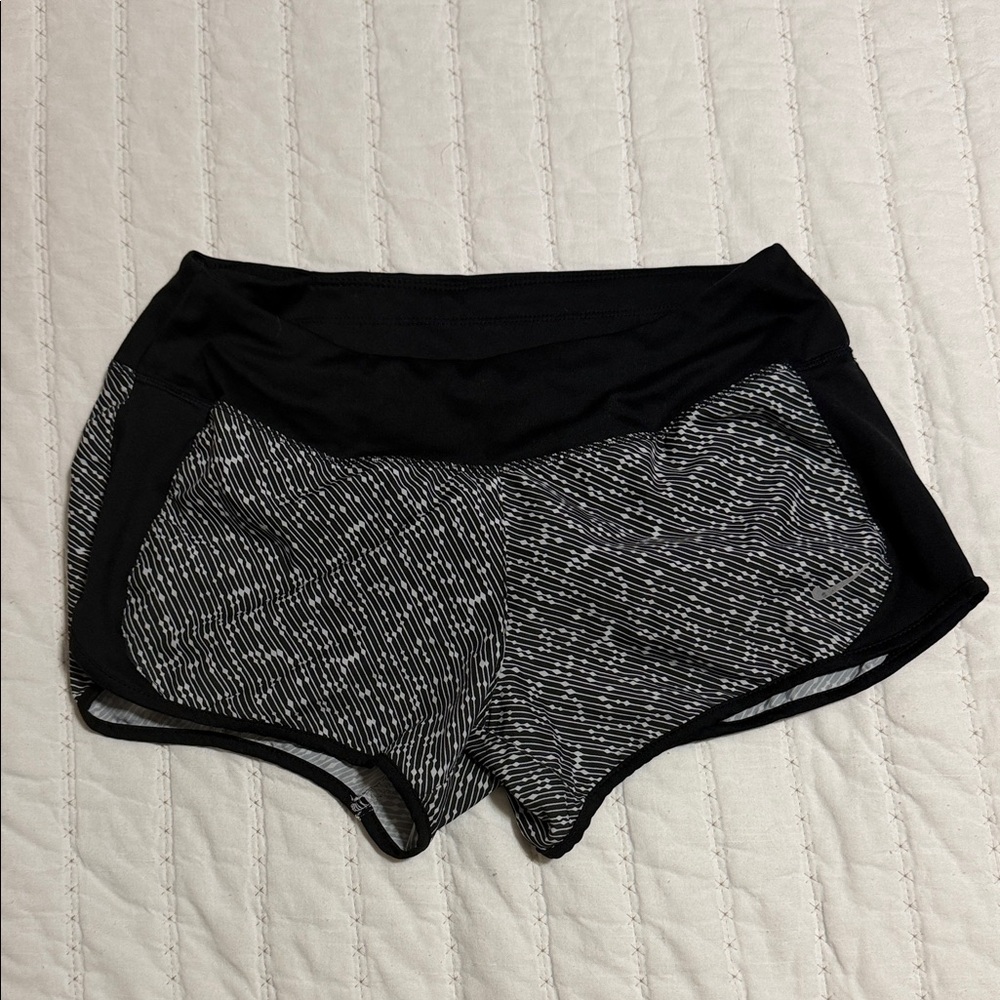 Nike Dri Fit Black and Gray Athletic Shorts